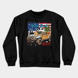 Jeep Gladiator JT series Awesome JEEP Flag Crewneck Sweatshirt